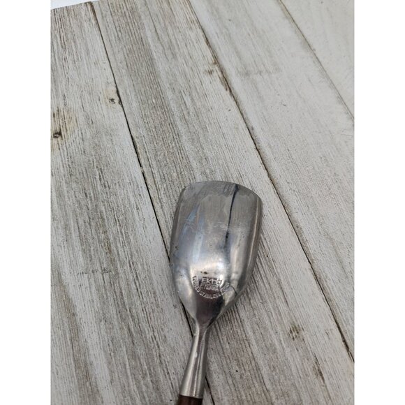 Vintage EKCO ETERNA #1 Mid Century Canoe Muffin Sugar Shovel Spoon Flatware - Picture 5 of 8